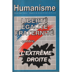 Liberté égalité fraternité contre l'extrème droite / humanisme...
