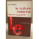 La culture italienne depuis la guerre