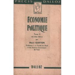Précis d'économie politique Tome