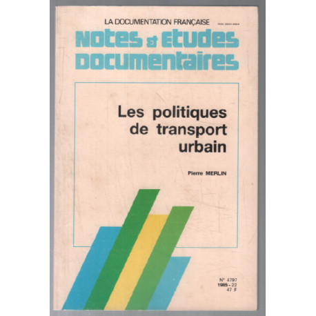Les politiques de transport urbain