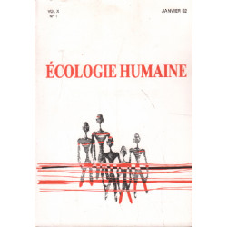 Écologie humaine / janvier 92