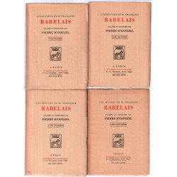 Les oeuvres de Rabelais (en 4 tomes)