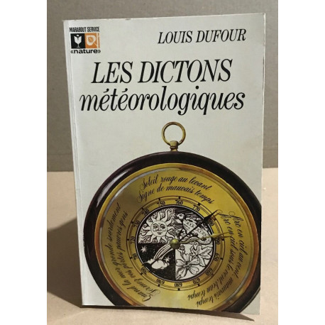Les dictons météorologiques