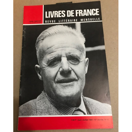 Livres de France Revue littéraire mensuelle/ juin -juillet 1967/...
