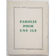 Paroles pour une ile