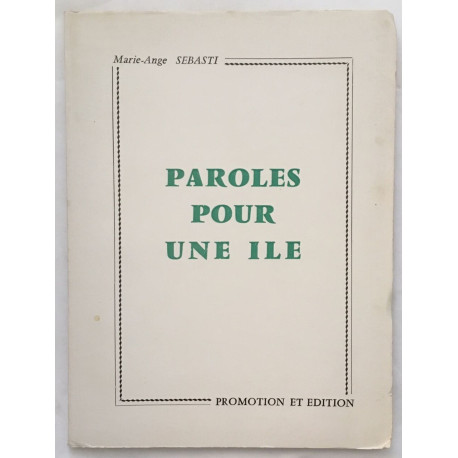 Paroles pour une ile