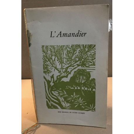 L'amandier / bois original de Lucien Jacques