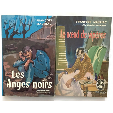Le noeud de vipères / les anges noirs (lot de 2 livres)
