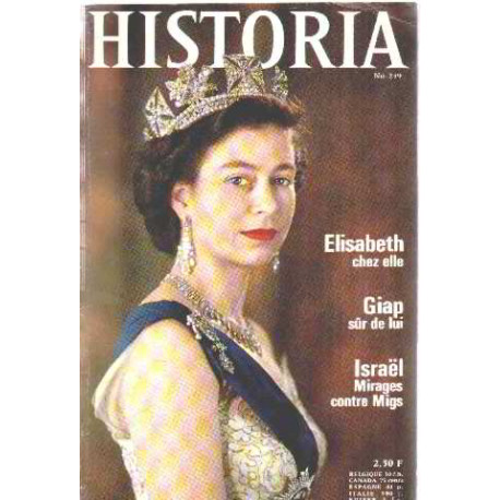 Revue historia n° 259/ elisabeth chez elle - giap sur de lui...