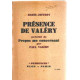 Presence de valery precedé de propos me concernant par paul valery
