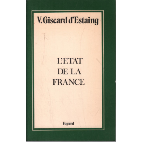 L'état de la france