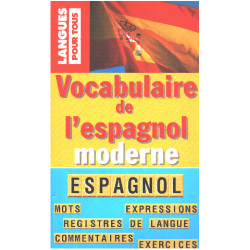 Vocabulaire de l'espagnol moderne