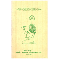 Bulletin de la societe française d'egyptologie n° 95