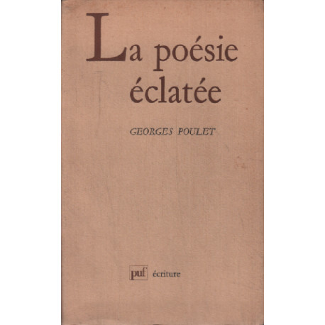 La poésie éclatée