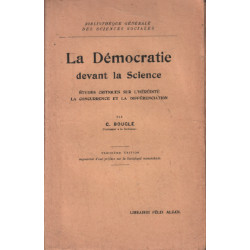 La démocratie devant la science / etudes critiques sur l'hérédité...