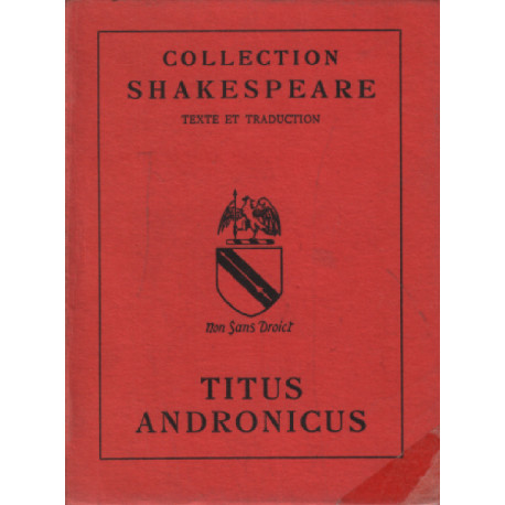 Titus andronicus/ traduction de JB Fort