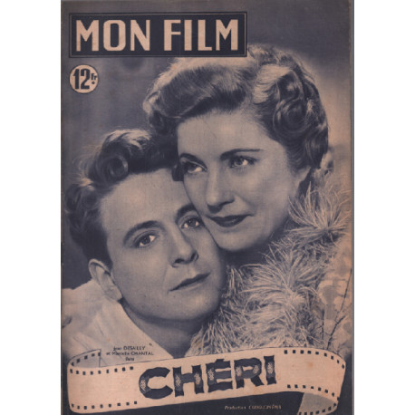 Chéri / Revue mon film n° 205 / jean desailly et marcelle chantal