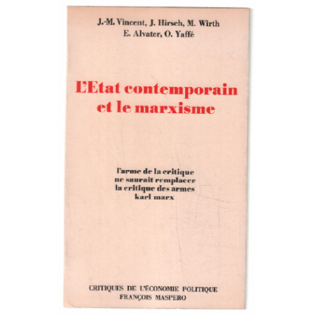 L'État contemporain et le marxisme