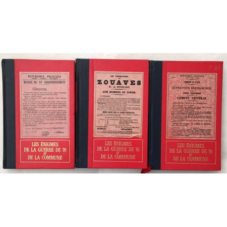 Les énigmes de la guerre de 70 et de la commune (édition de 1970...
