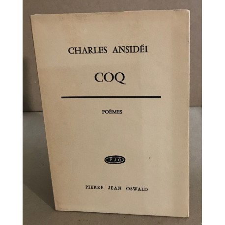 Coq / EO numérotée 1/40 ( seul titage en grand papier )