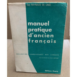 Manuel pratique d'ancien français