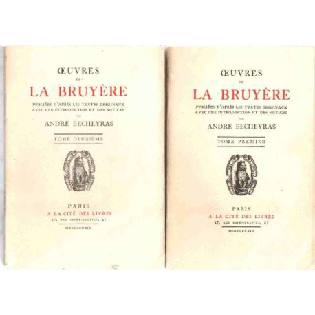 Oeuvres publiées d'apres les textes originaux avec une...