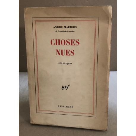 Choses nues