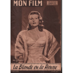 La blonde ou la rousse / revue mon film n° 620 avec rita hayworth