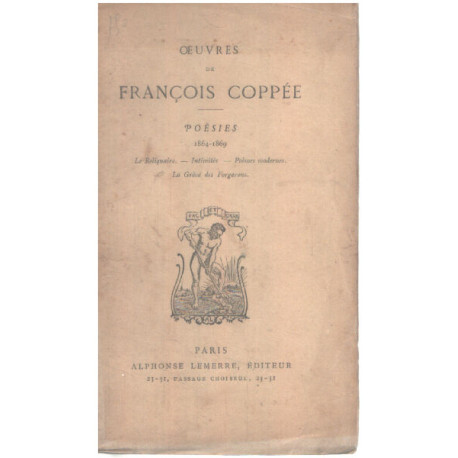 Poesies 1864-1869 / le reliquaire-intimités-poèmes modernes -la...