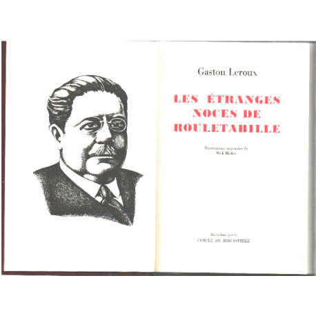 Les etranges noces de rouletabille / illustrations de mick muller