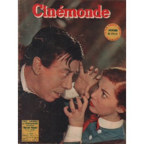 Revue cinémonde n°1022 / couverture :pier angeli et fernandel