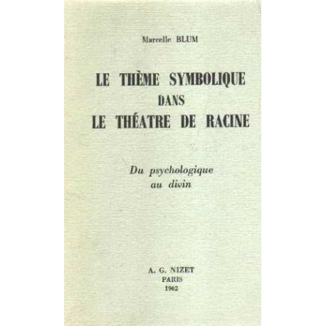 Le theme symbolique dans le theatre de racine