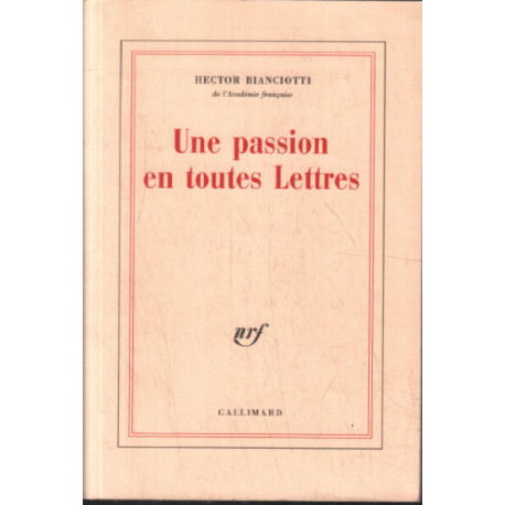 Une passion en toutes lettres