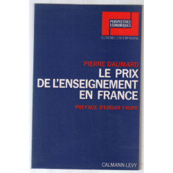Le prix de l' enseignement en France