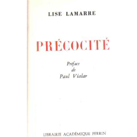 Précocité