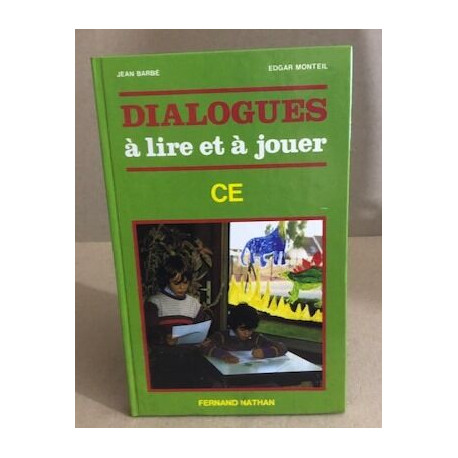 Barbe Dialogues à lire et à jouer Ce2