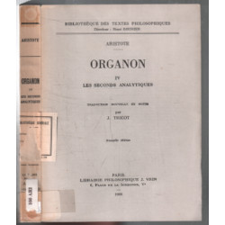 Organon : les seconds analytiques