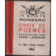 Ronsard / Choix de poèmes
