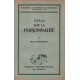 Essai sur la perosnnalite