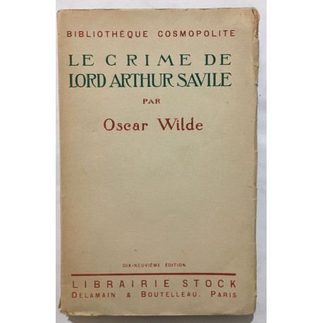 Le crime de Lord Arthur Savile