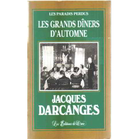 Les grands dîners d'automne