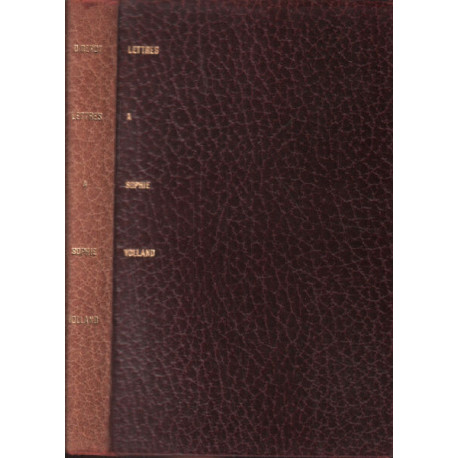 Lettres à Sophie Volland