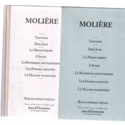 Tartuffe Dom Juan Le Misanthrope L'avare Le Bourgeois Gentilhomme...