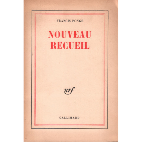Nouveau receuil
