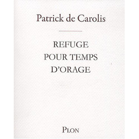 Refuge pour temps d'orage (1CD audio)