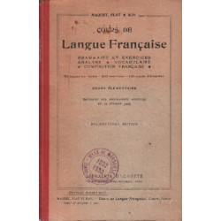 Cours de langue française