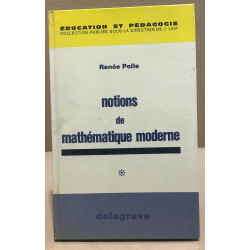 Notions de mathématique moderne