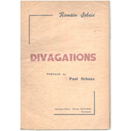 Divagations/ préface de Paul Reboux