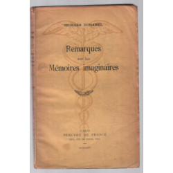 Remarques sur les mémoires imaginaires