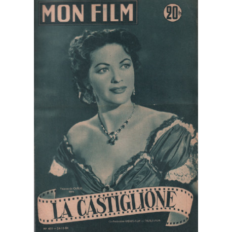 La castiglione / revue mon film n° 431 yvonne de carlo